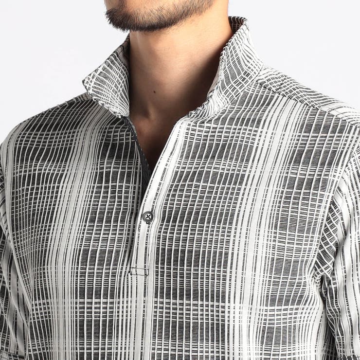 【NICOLE SPORTS】ブリスターチェックスタンドポロシャツ | NICOLE | 詳細画像8 