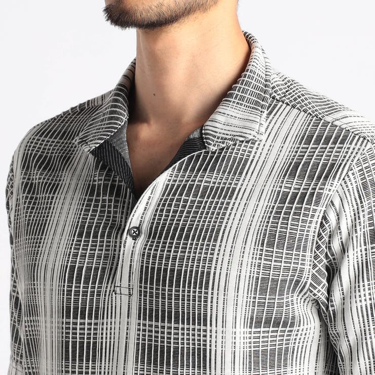 【NICOLE SPORTS】ブリスターチェックスタンドポロシャツ | NICOLE | 詳細画像9 