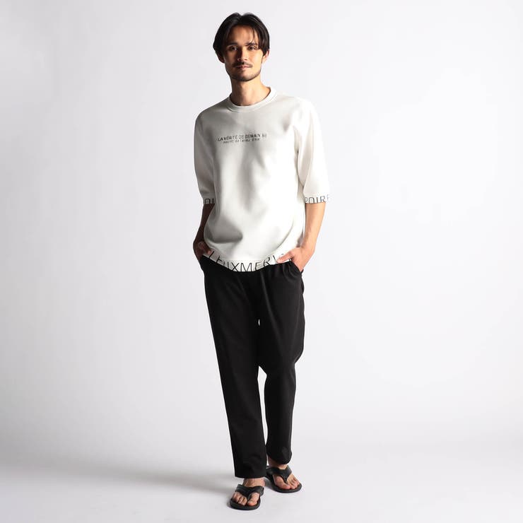 ロゴプリント5分袖プルオーバー | NICOLE | 詳細画像2 