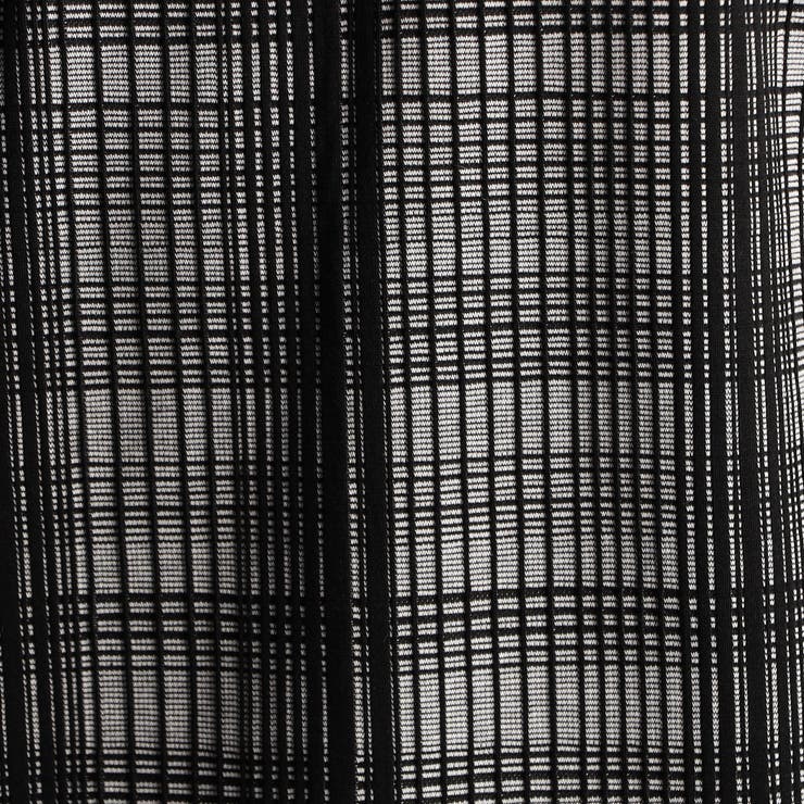 ブリスターチェッククルーネック半袖プルオーバー | NICOLE | 詳細画像12 