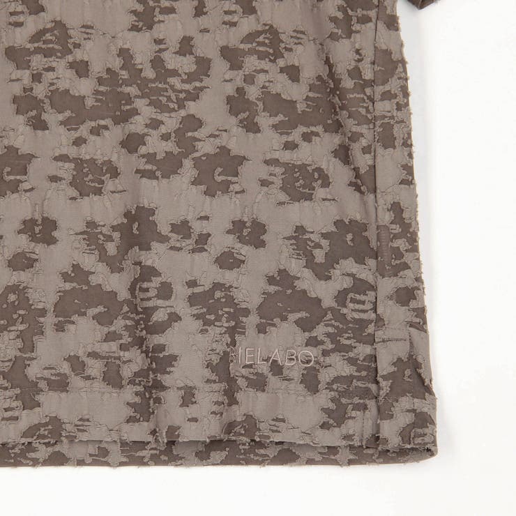 【RIELABO】ブロークンシアージャカード ヘンリーネックカットソー | NICOLE | 詳細画像12 