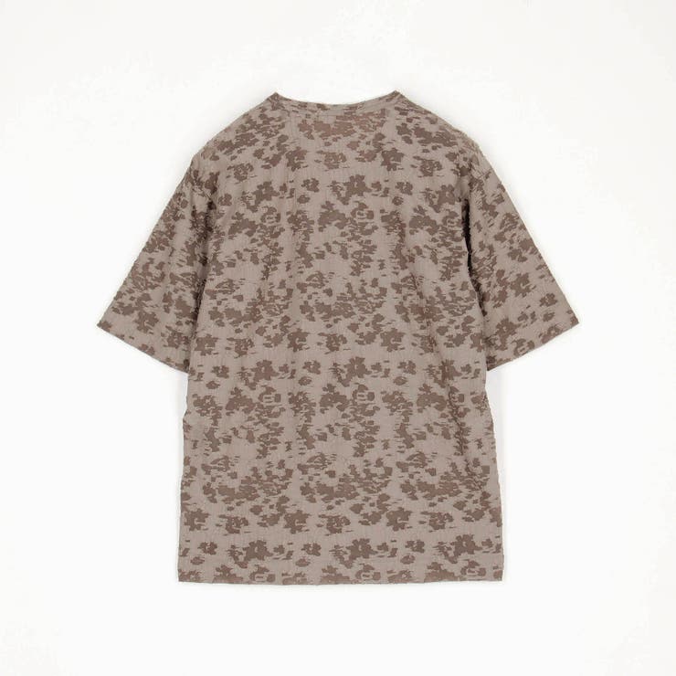 【RIELABO】ブロークンシアージャカード ヘンリーネックカットソー | NICOLE | 詳細画像9 