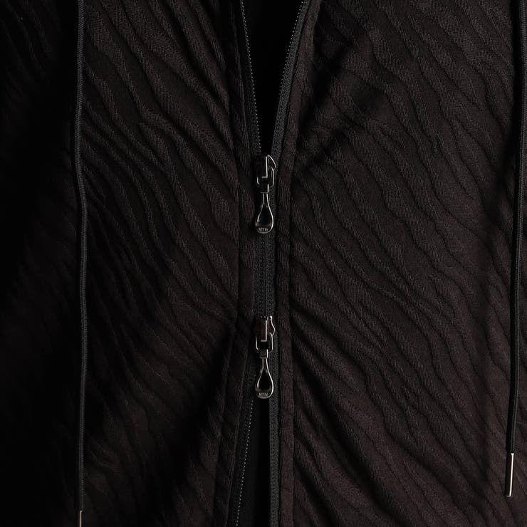 アラカルトリンクスジャカード5分袖フードパーカー | NICOLE | 詳細画像12