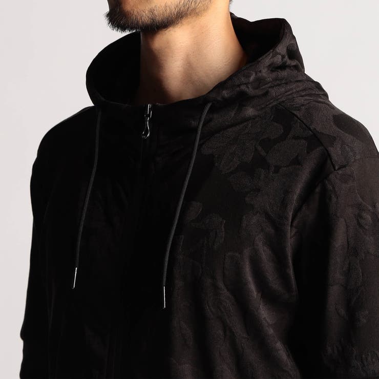 アラカルトリンクスジャカード5分袖フードパーカー | NICOLE | 詳細画像16