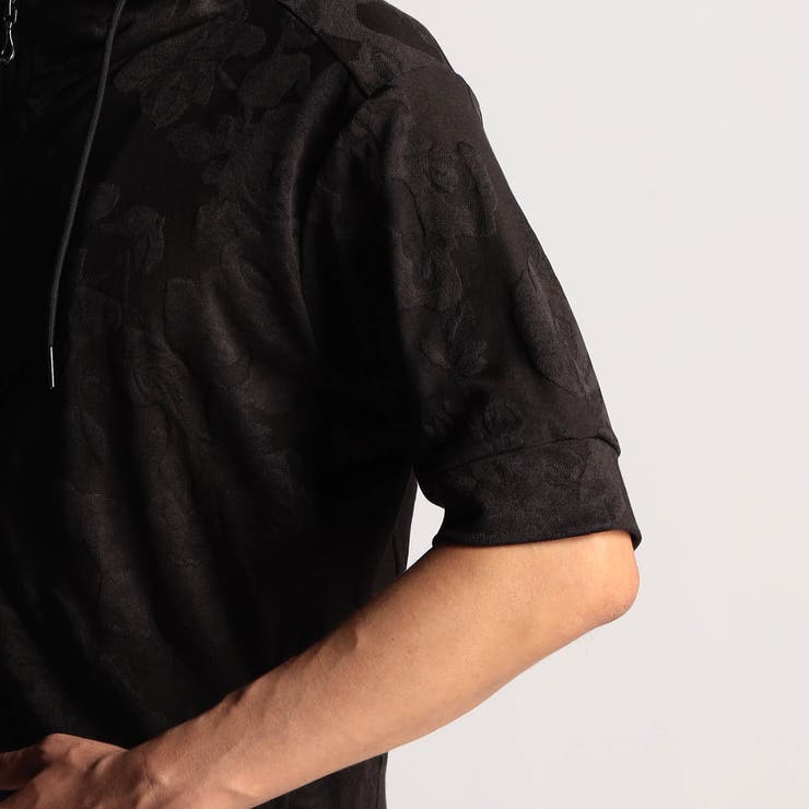 アラカルトリンクスジャカード5分袖フードパーカー | NICOLE | 詳細画像17