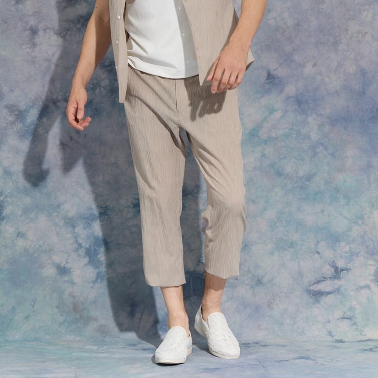 エステルクレープイージークロップドパンツ | NICOLE | 詳細画像1 