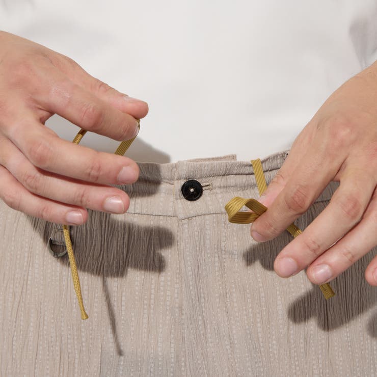 エステルクレープイージークロップドパンツ | NICOLE | 詳細画像10 