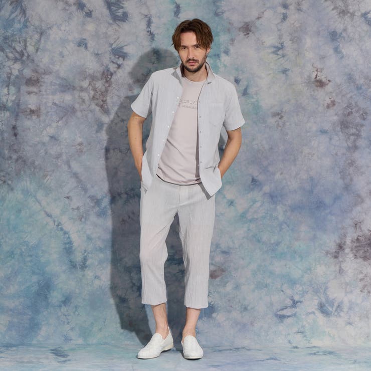 エステルクレープイージークロップドパンツ | NICOLE | 詳細画像3 