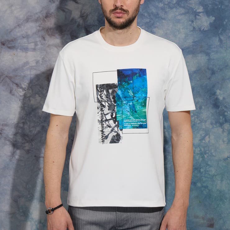 アラカルトグラフィックプリント半袖Tシャツ | NICOLE | 詳細画像5 