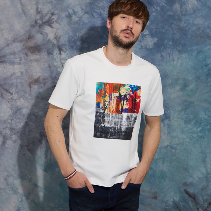 アラカルトグラフィックプリント半袖Tシャツ[品番：NICW0006685