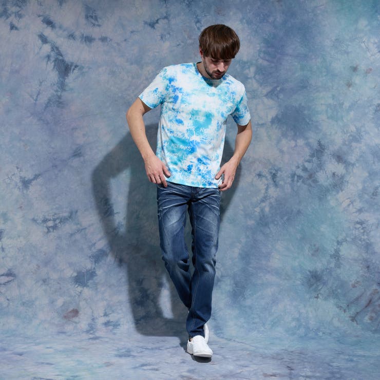 【WEB限定】ムラ柄ロゴプリント半袖Ｔシャツ | NICOLE | 詳細画像4 