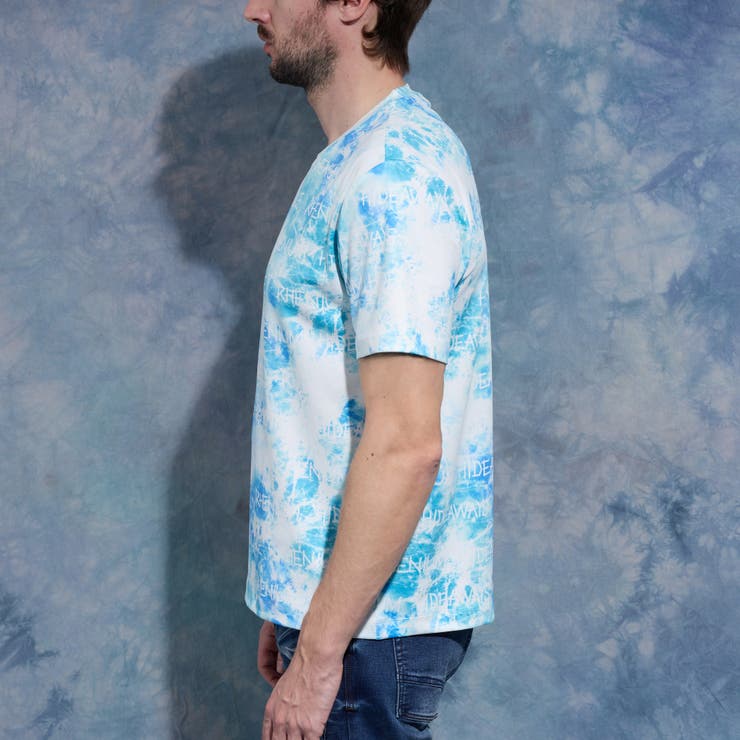 【WEB限定】ムラ柄ロゴプリント半袖Ｔシャツ | NICOLE | 詳細画像7 