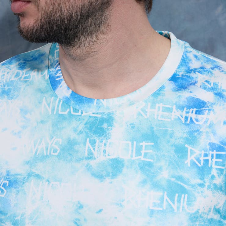 【WEB限定】ムラ柄ロゴプリント半袖Ｔシャツ | NICOLE | 詳細画像9 