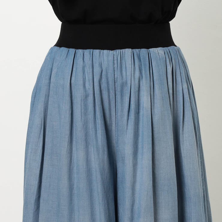 【WALDO】2.5オンスデニムウエストリブパンツ | NICOLE | 詳細画像6 