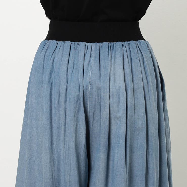 【WALDO】2.5オンスデニムウエストリブパンツ | NICOLE | 詳細画像7 