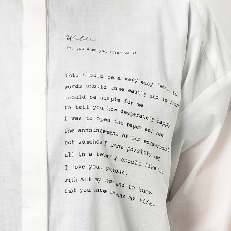 【WALDO】風景柄レギュラーシャツ | NICOLE | 詳細画像9 