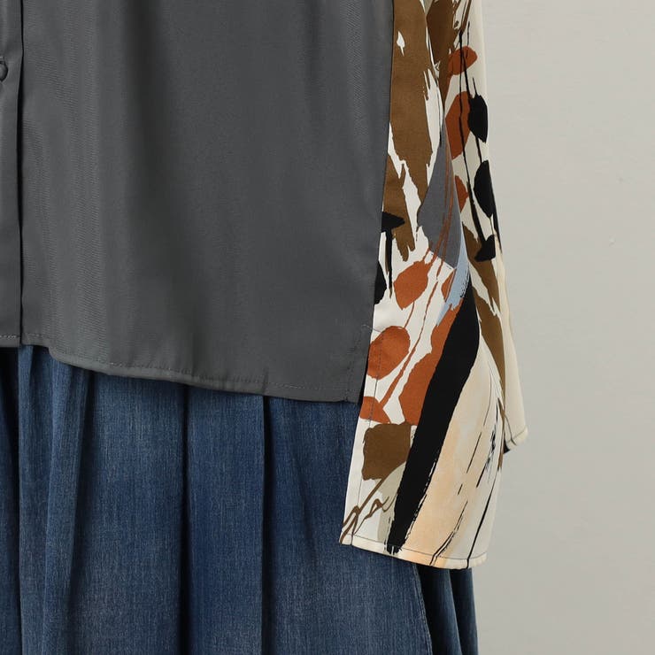 【WALDO】マルチアート柄ブラウス | NICOLE | 詳細画像8 