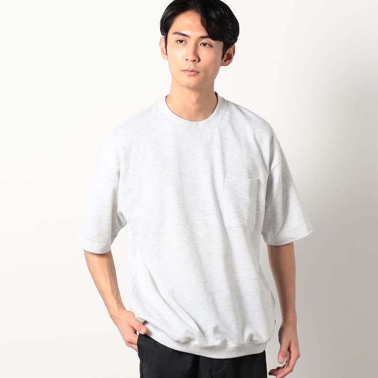 19ライトグレー | ミニ裏毛半袖スウェット | NICOLE