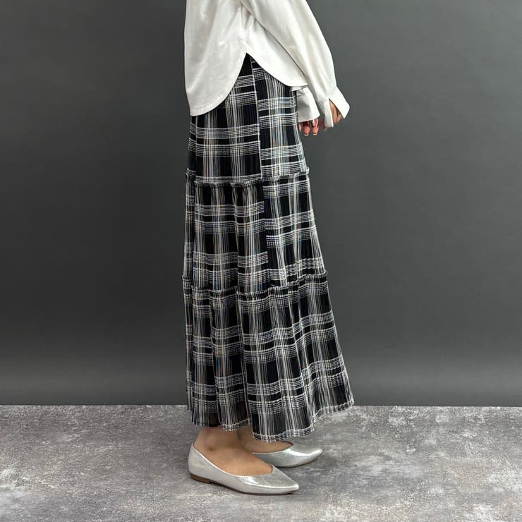 プリーツ柄スカート | NICOLE | 詳細画像12 