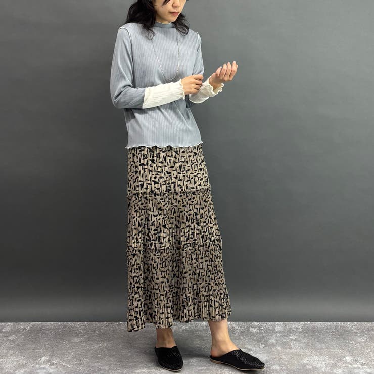 プリーツ柄スカート | NICOLE | 詳細画像2 