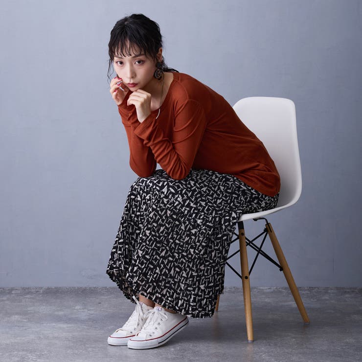 プリーツ柄スカート | NICOLE | 詳細画像8 