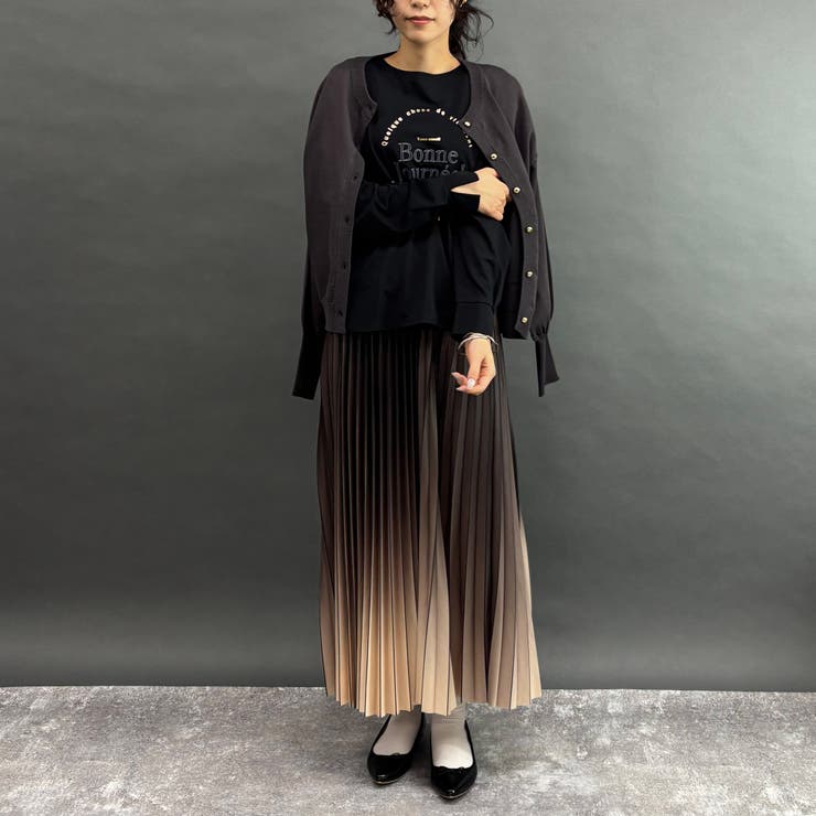 Paul Smith woman グラデーションプリーツスカート Paul Smith プリーツスカート Paul Smith woman グラデーション