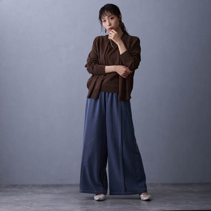 レイヤードニットプルオーバー | NICOLE | 詳細画像5 