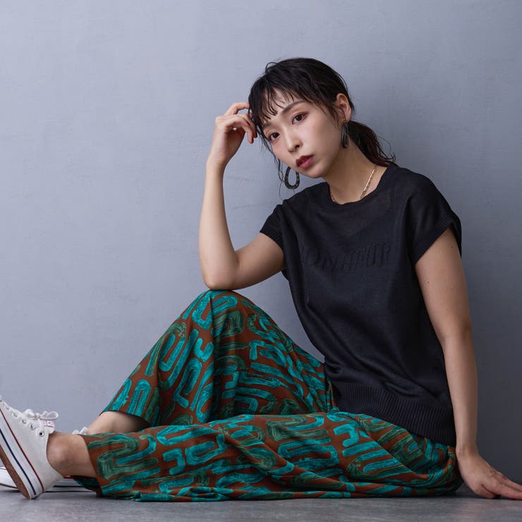 半袖ニットプルオーバー | NICOLE | 詳細画像13 