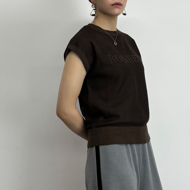 半袖ニットプルオーバー | NICOLE | 詳細画像3 