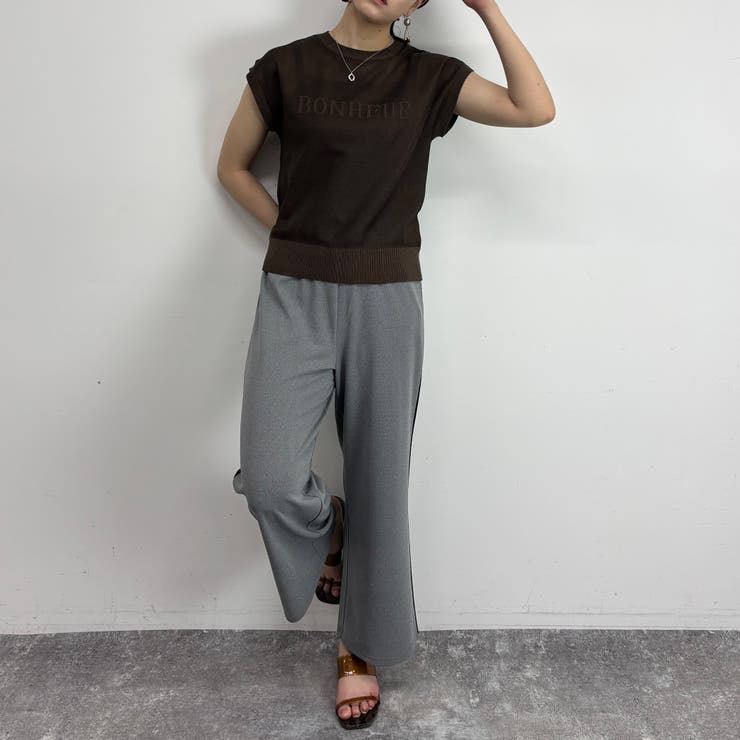 半袖ニットプルオーバー | NICOLE | 詳細画像5 