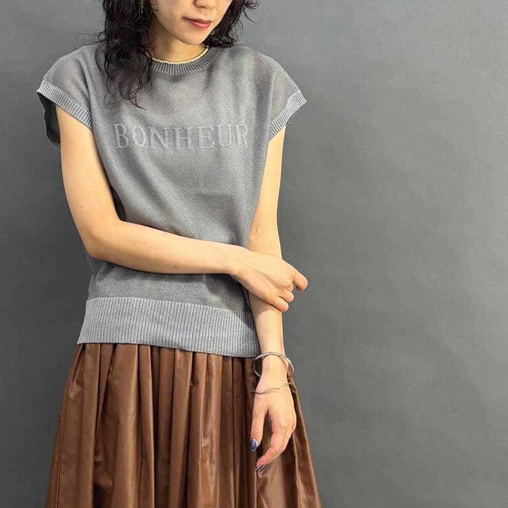 半袖ニットプルオーバー | NICOLE | 詳細画像6 