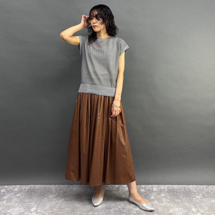 半袖ニットプルオーバー | NICOLE | 詳細画像7 