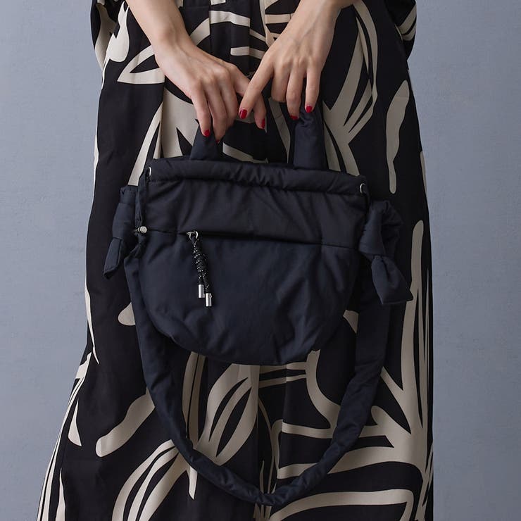 49ブラック | 2WAYパフバッグ | NICOLE