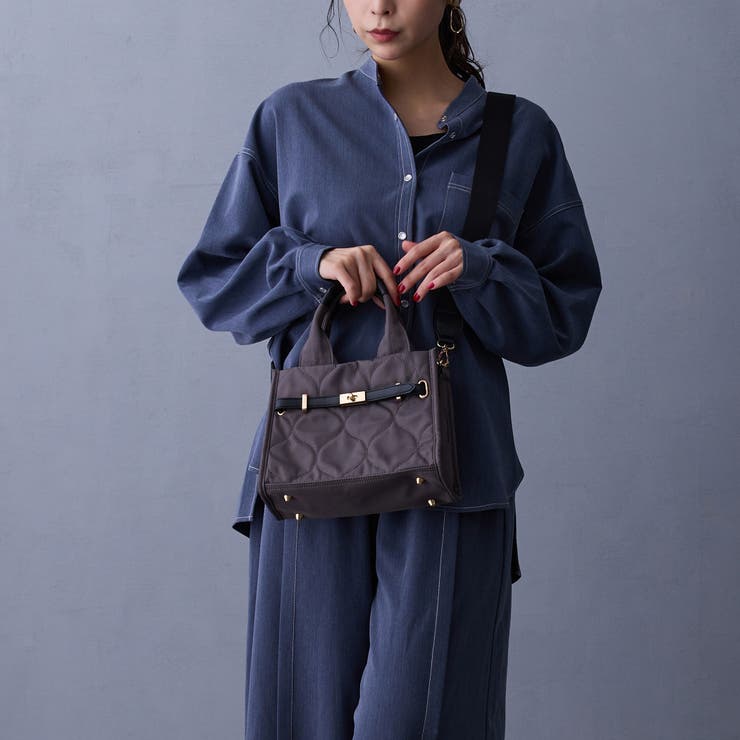 キルティングスクエアバッグ | NICOLE | 詳細画像7 