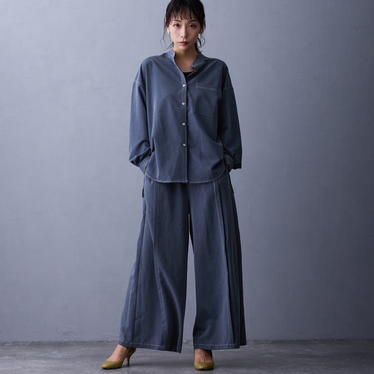 テンセルデニムシャツ | NICOLE | 詳細画像11 