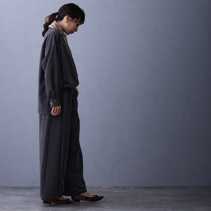 テンセルデニムシャツ | NICOLE | 詳細画像5 