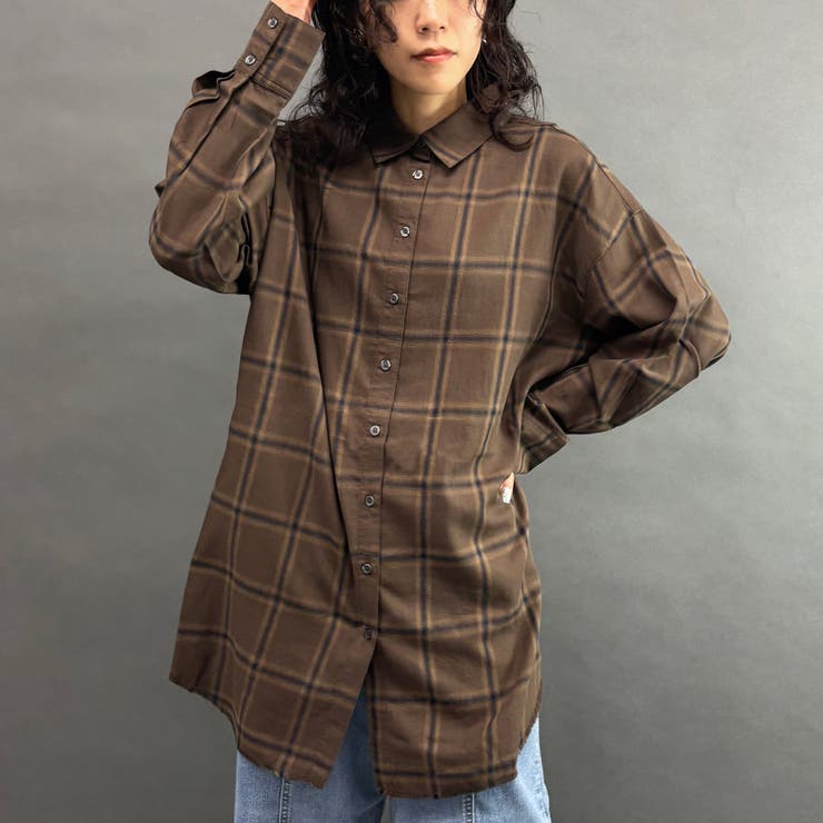 13ブラウン | オンブレシャツ | NICOLE