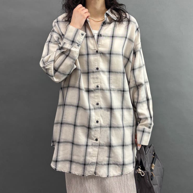 28オフホワイト | オンブレシャツ | NICOLE