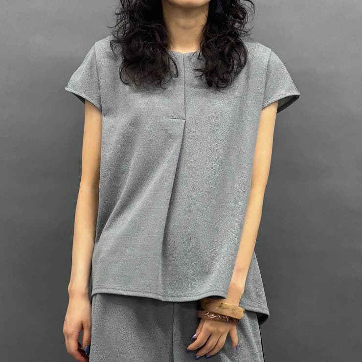 19ライトグレー | 杢ジャガードプルオーバー | NICOLE