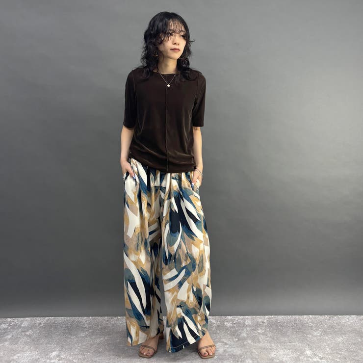 シアーベロアTシャツ | NICOLE | 詳細画像2 