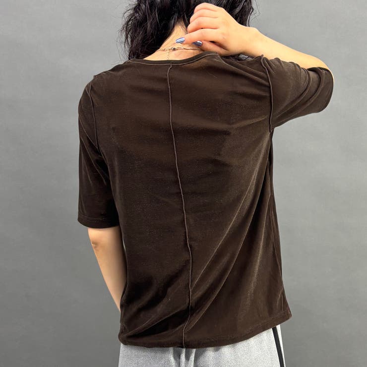 シアーベロアTシャツ | NICOLE | 詳細画像4 