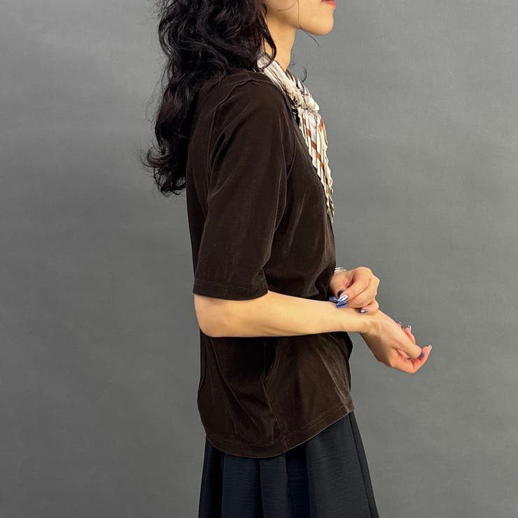 シアーベロアTシャツ | NICOLE | 詳細画像6 