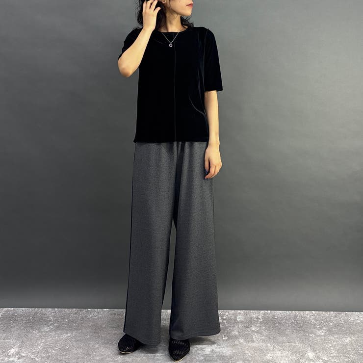 シアーベロアTシャツ | NICOLE | 詳細画像7 