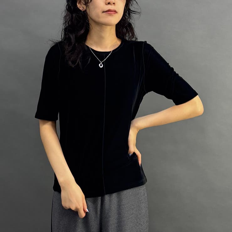 シアーベロアTシャツ | NICOLE | 詳細画像9 