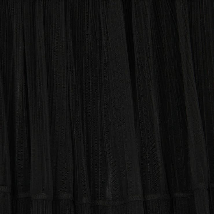 チュール＆プリーツ ティアードフレアスカート | NICOLE | 詳細画像20 