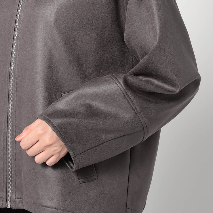 ダンボールニットノーカラージャケット | NICOLE | 詳細画像8 