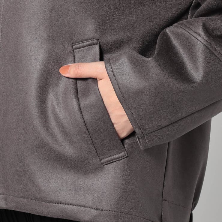 ダンボールニットノーカラージャケット | NICOLE | 詳細画像9 