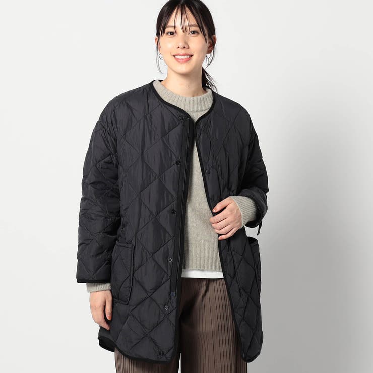 49ブラック | NANGA(ナンガ）別注ノーカラーキルティングダウンブルゾン | NICOLE