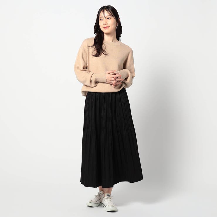 前後2WAY コットンカシミヤ ロゴニット | NICOLE | 詳細画像3 