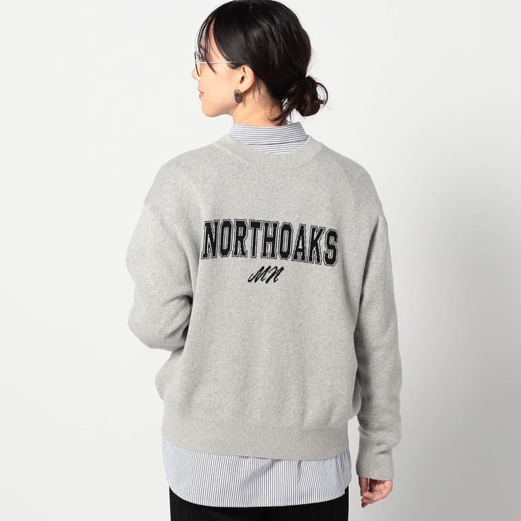 前後2WAY コットンカシミヤ ロゴニット | NICOLE | 詳細画像6 